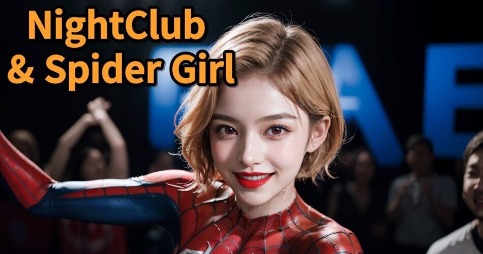 [AI Journey] NightClub & Spider Girl   #AIJourney #NightClub #SpiderGirl