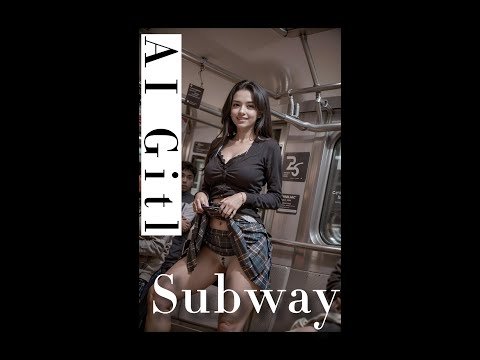 AI ART LOOKBOOK 4K VIDEO It’s too hot in the subway 2