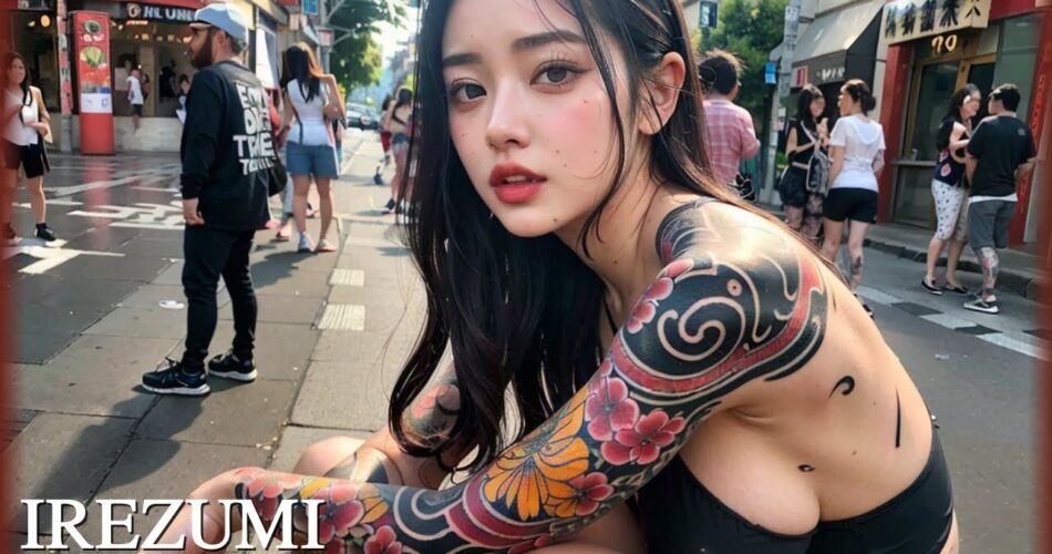 [AI 4k] 길거리 이쁜 문신녀들 모음집❤ / A collection of pretty tattoo girls on the street / タトゥー , ルックブック, 룩북,