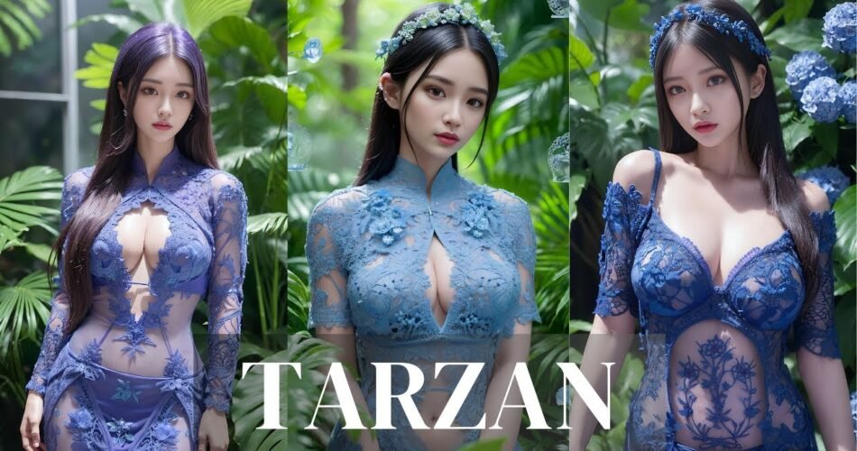 [4K] The Girl of the Green Forest – TARZAN | AI LookBook