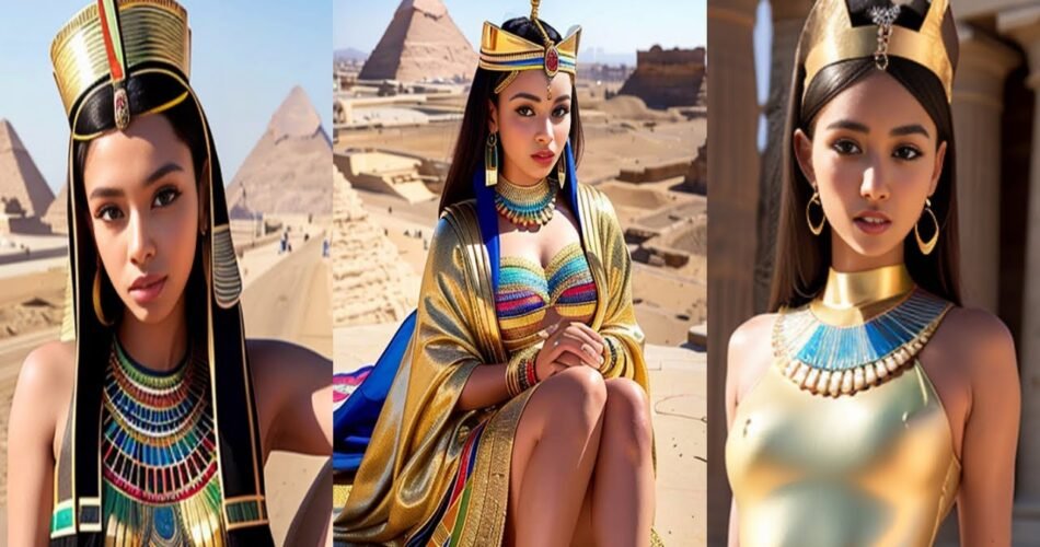 [4K] 이집트 여왕  /AI Lookbook Egyptian Queen / AI 룩북 – 여신 클레오파트라 컨셉 화보 /エジプト女王 /  #ai그림 #stablediffusion